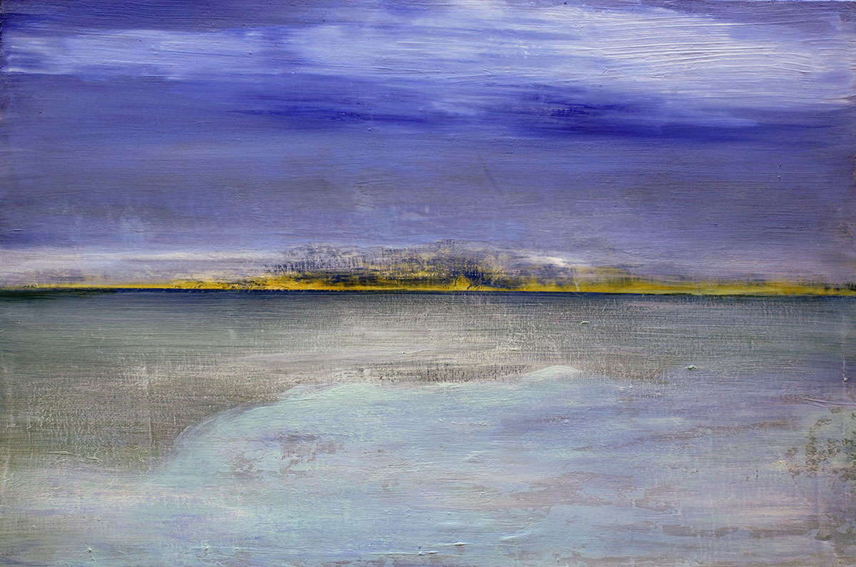 Deception Island, Antarktis - 120x80 acryl on canvas