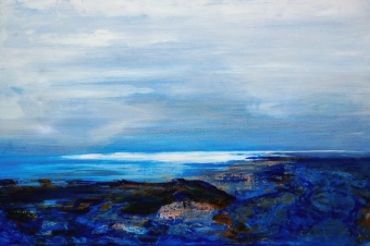 Paradise Harbour, Antarktis - 120x80 acryl on canvas