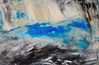 South Orkney 1, Subantarktis - 120x80 acryl on canvas