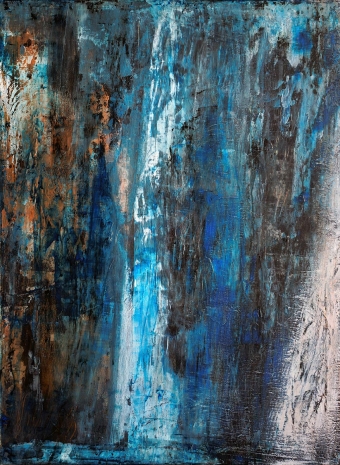 Steinsdalsfossen 1, Norway - 60x80 acryl on canvas