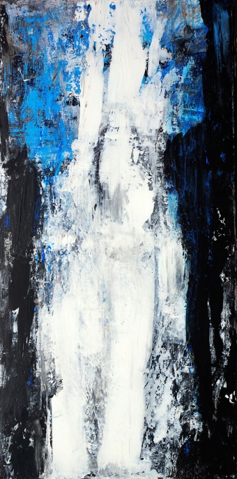 Steinsdalsfossen 2, Norway - 50x100 acryl on canvas