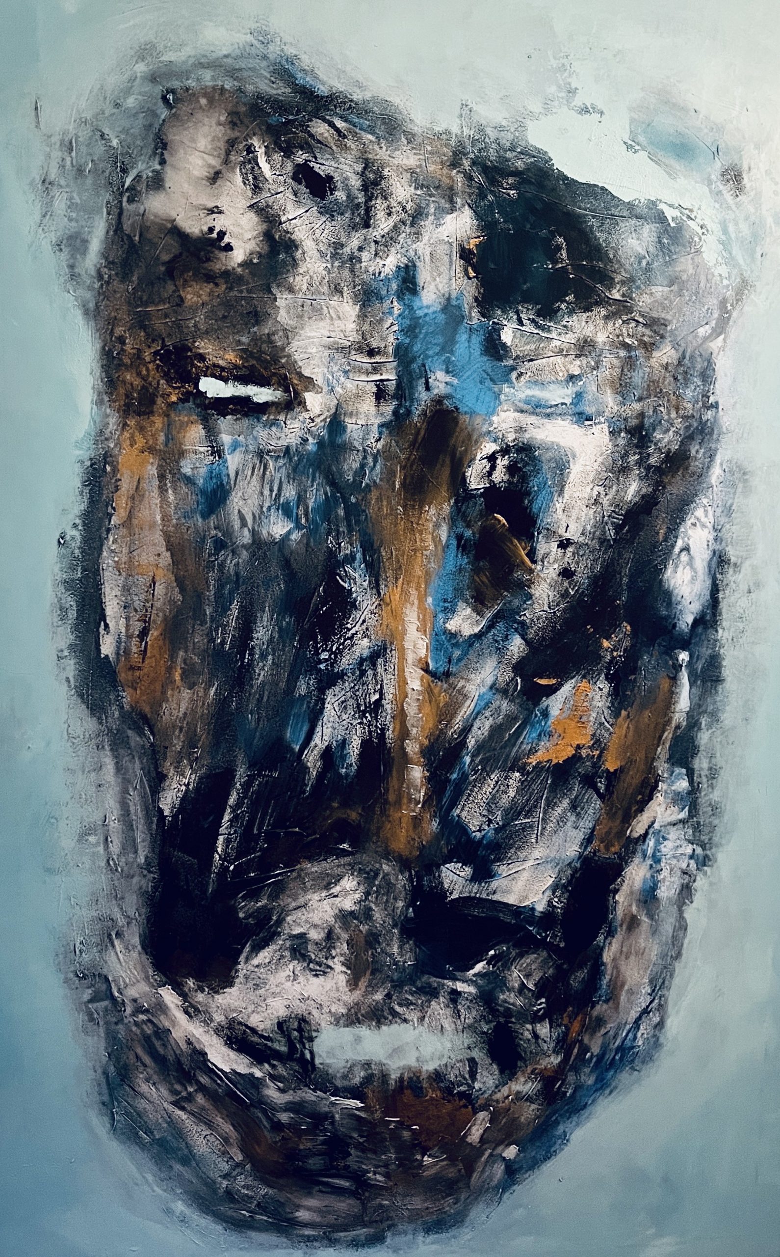 blue mask 11 - Ausschnitt